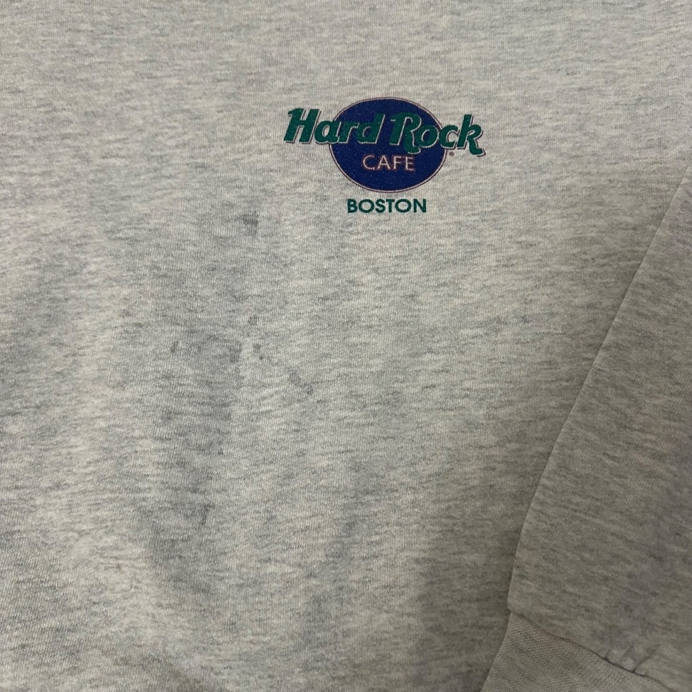 Vintage 90s Hard Rock Cafe Boston "Rock N Roll" Sweatshirt Mens XL VTG World Y2K - Picture 3 of 5